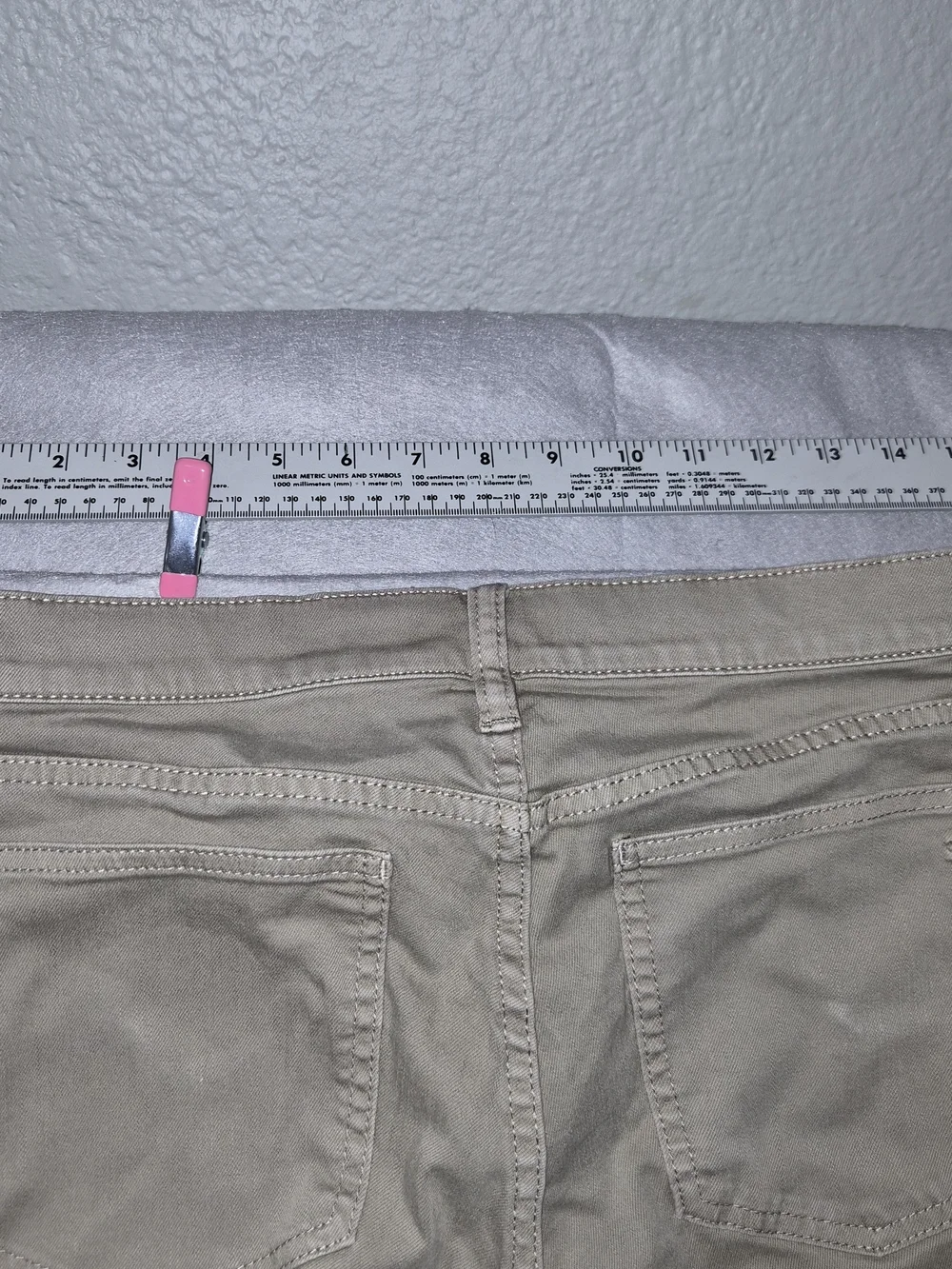 Tory Burch Cropped Stretch Pants – Women's Size 30 Us Size 10- Olive Gray